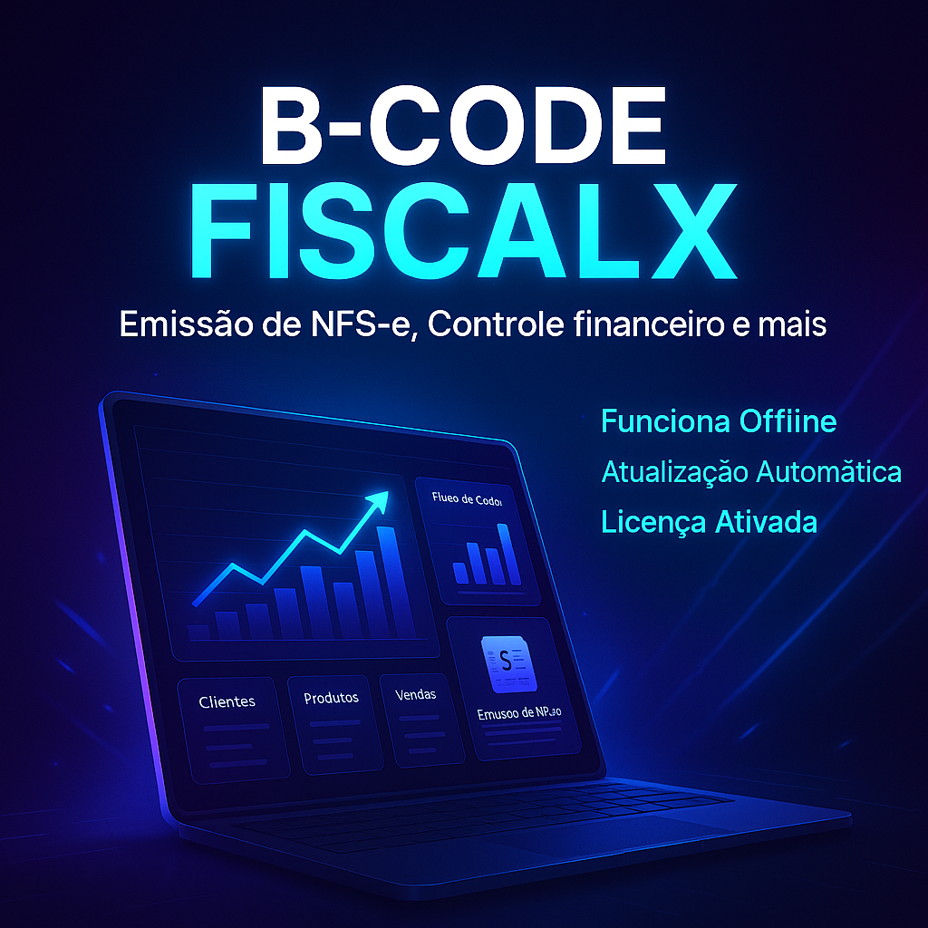 Capa do B•Code FiscalX